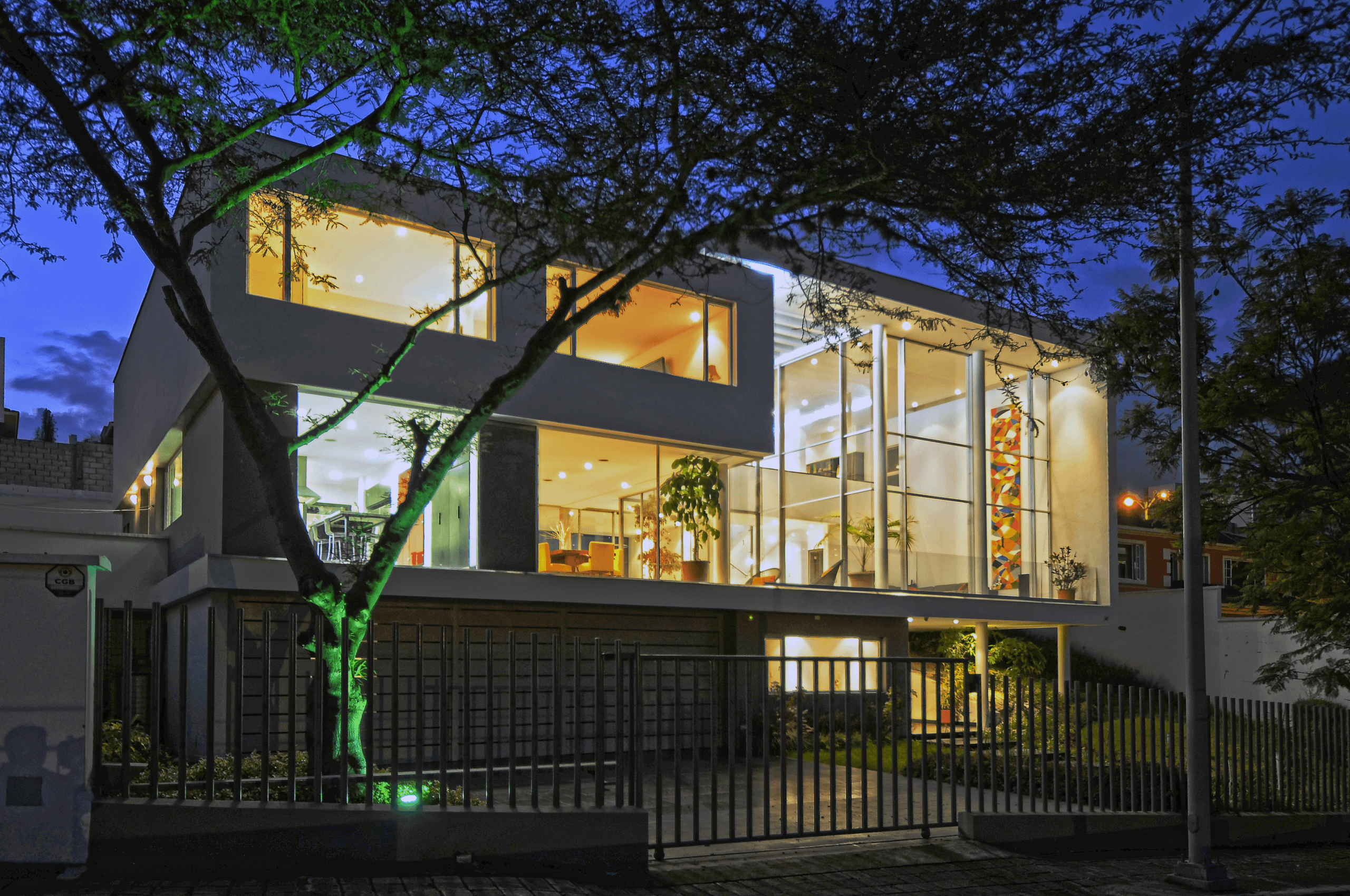 Casa P - Fachada Posterior