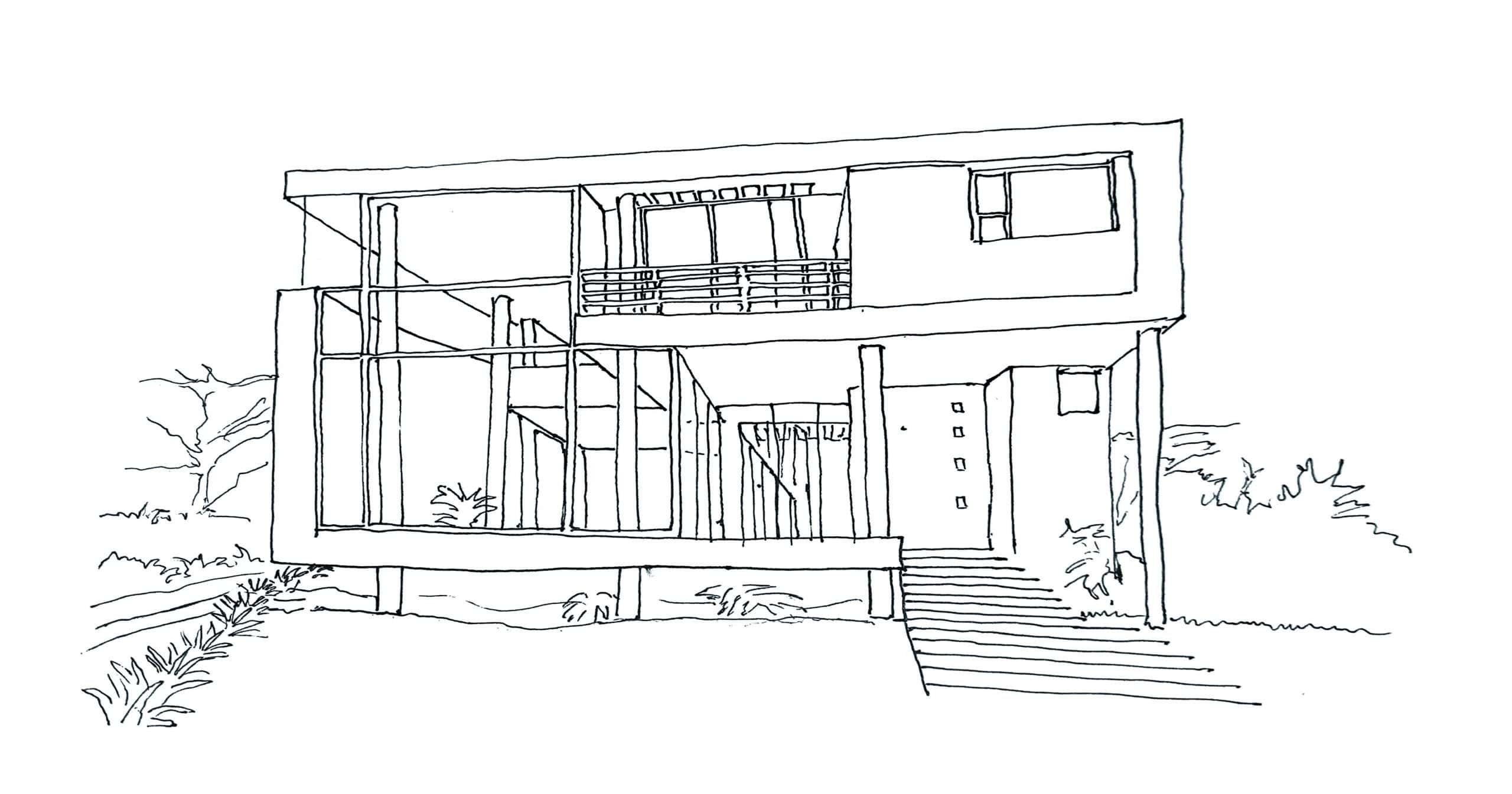 Casa Va - Boceto y Croquis